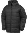 RS910 R910X Result Recycled Hooded Padded Parka Jacket Black colour image